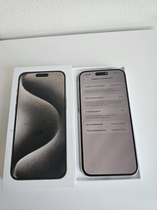 Iphone 15 pro max 256 Neverlock ідеальний стан