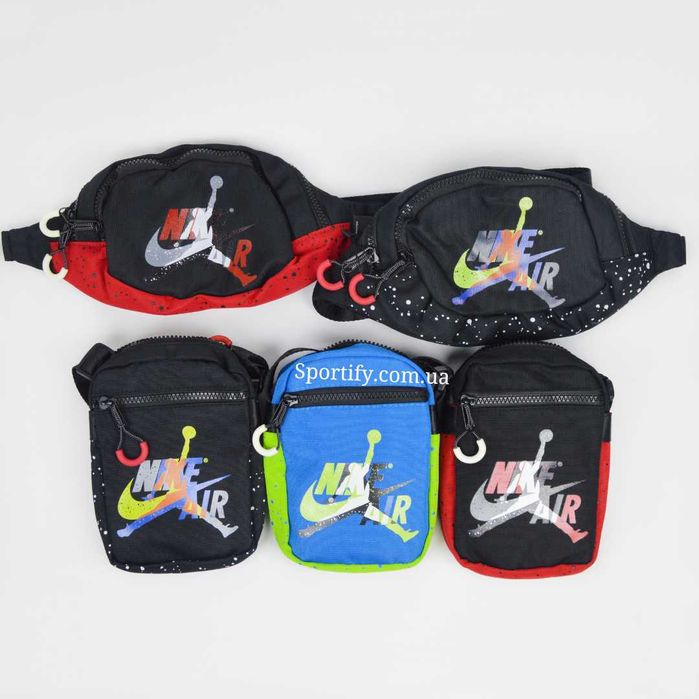 Месенджер nike air jordan сумка через плече джордан бананка найк