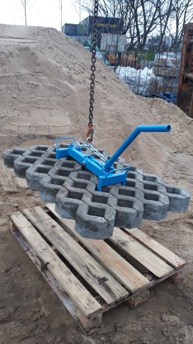 Uchwyt chwytak szczypce kleszcze do płyt ażurowych, meba