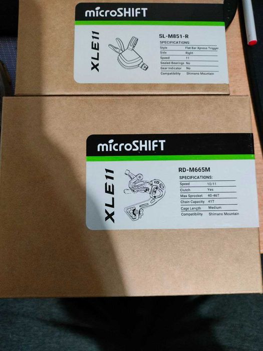 Переключатели. Манетки microSHIFT.Цепи