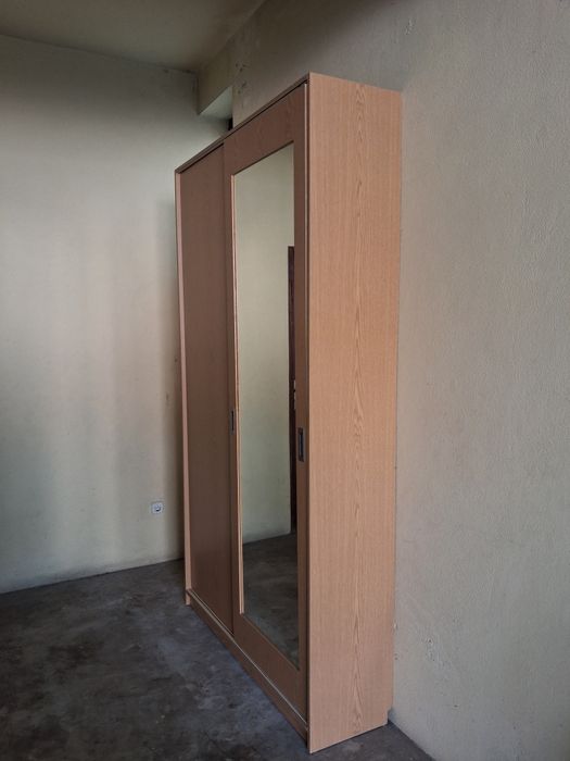 Roupeiro com espelho e 2 gavetas