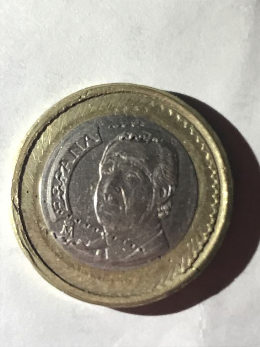Moeda espanha de 1€