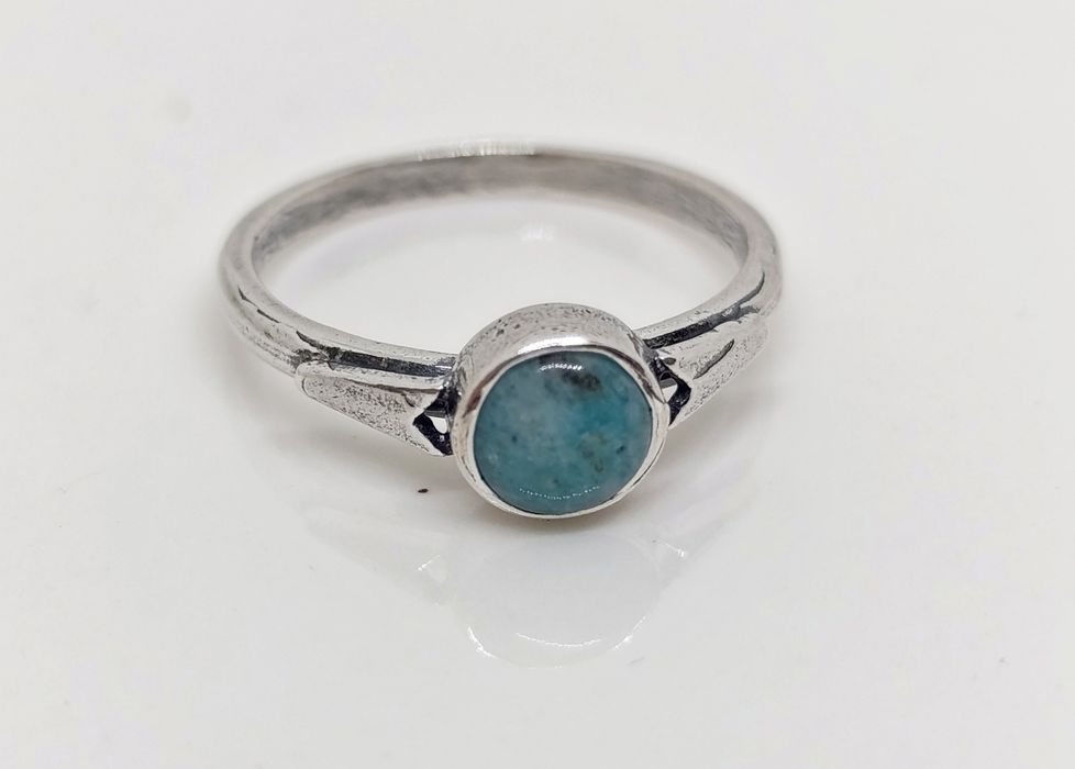 Pierścionek Srebro 925 Larimar