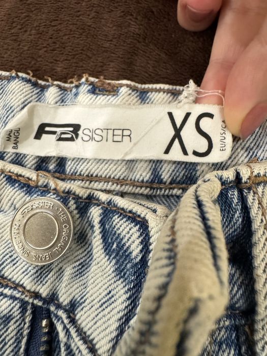 Джинсы мом FB Sister размер XS (замеры в описании)