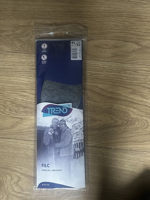 Zimowe wkladki do butów filc 41/42