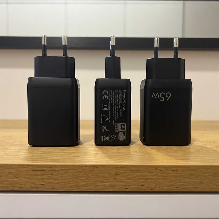 швидка зарядка 65w GAN 2 блок зарядки 25w 65w