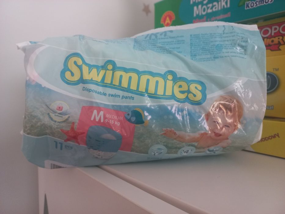 Pampersy do wody, na basen