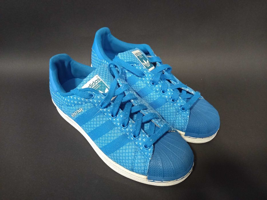 Nowe buty Adidasy Superstar niebieskie.Wysylka w cenie.