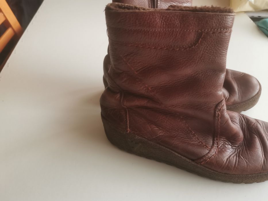 Buty meskie skórzane ocieplane Rozmiar 44