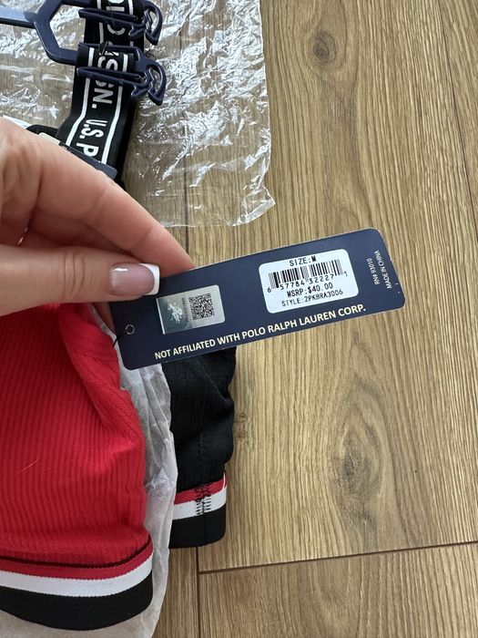 Бра спортивний бюстгалтер топ набір підкладкою м us polo assn оригінал