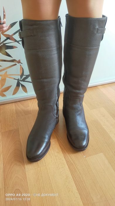 Сапоги зимние женские 37 размер. Италия. Оригинал. Дешево !!