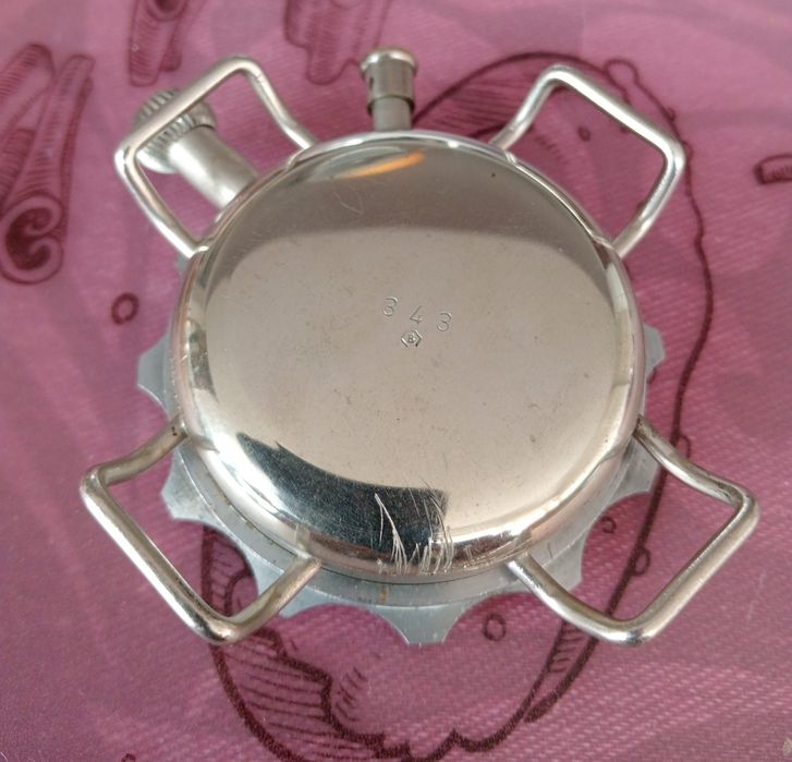 Cronografo Piloto militar. GEISMAR, CRONÓGRAFO A RETORNO, bombardeiro