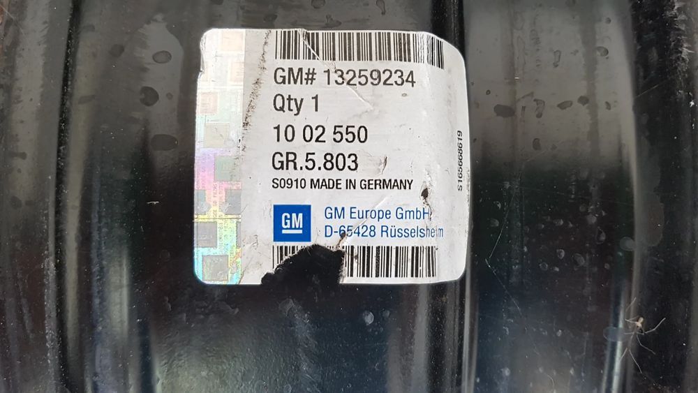 felgi stalowe  oryginał opel astra j  k mokka  5x105 6,5jx16 et39