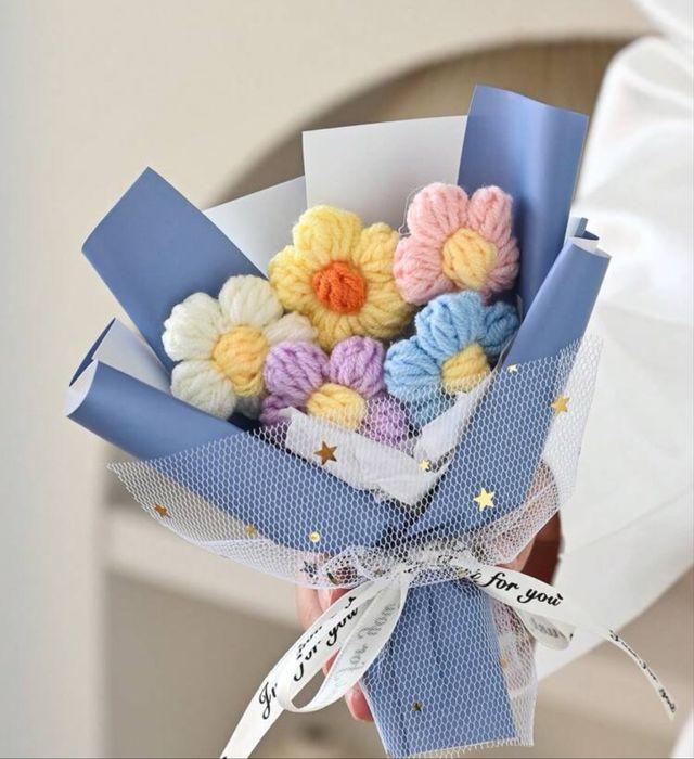 Prenda para Madrinha feito á mão, cor: Azul