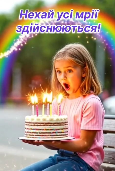 Персональне відеопривітання на свята для вашої дівчинки з її фотографі