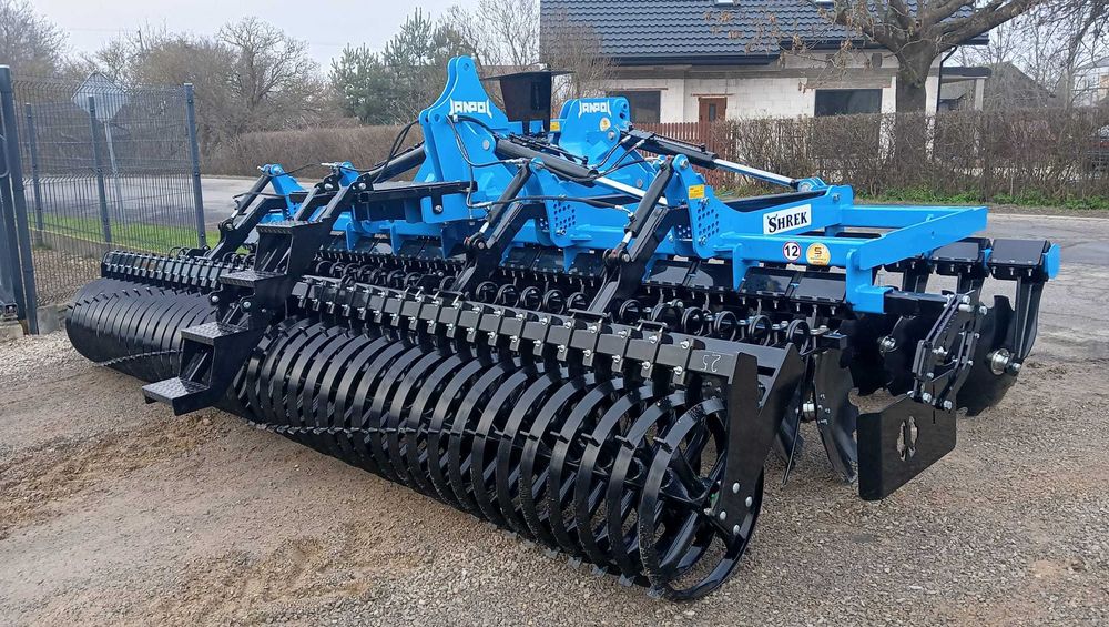 brona talerzowa hyd. JANPOL SHREK STRONG daszek 600  4/4,5/5/6M WÓZEK RATY 0%