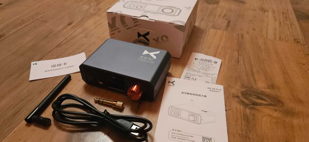 xDuoo XQ-50 Pro3 - odbiornik Bluetooth 5.1 - Jak nowy - gwarancja