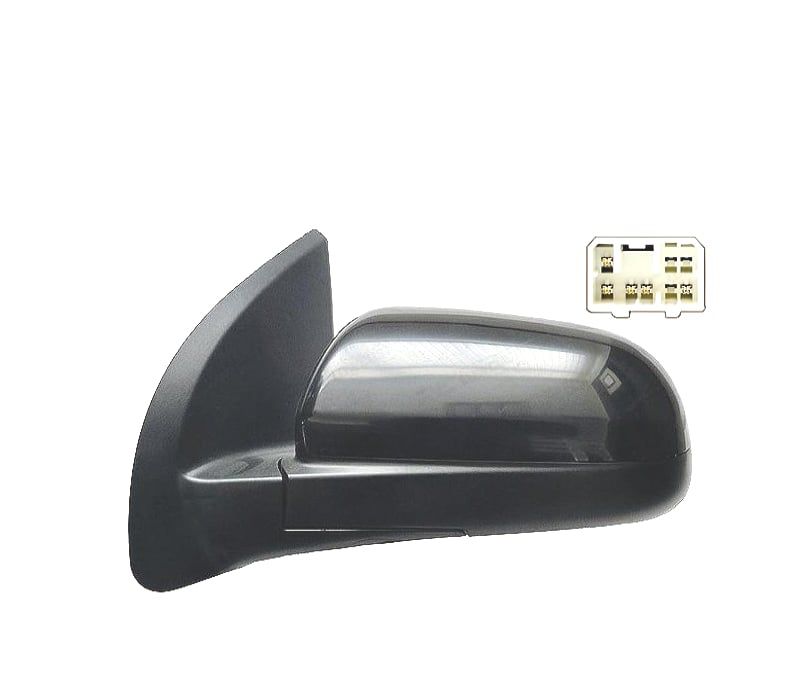 ESPELHO COMPLETO ESQUERDO CHEVROLET AVEO 06-11 ELÉTRICO