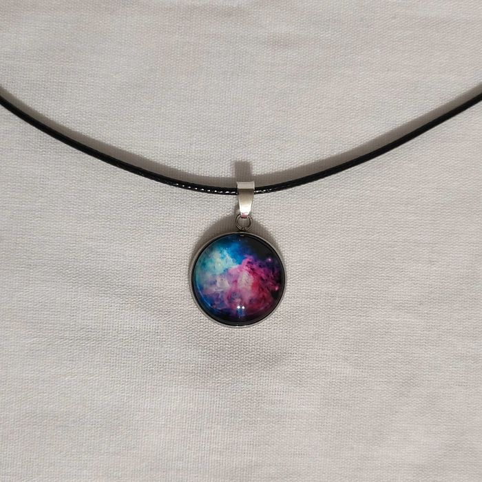 N225 Naszyjnik Kosmos Handmade