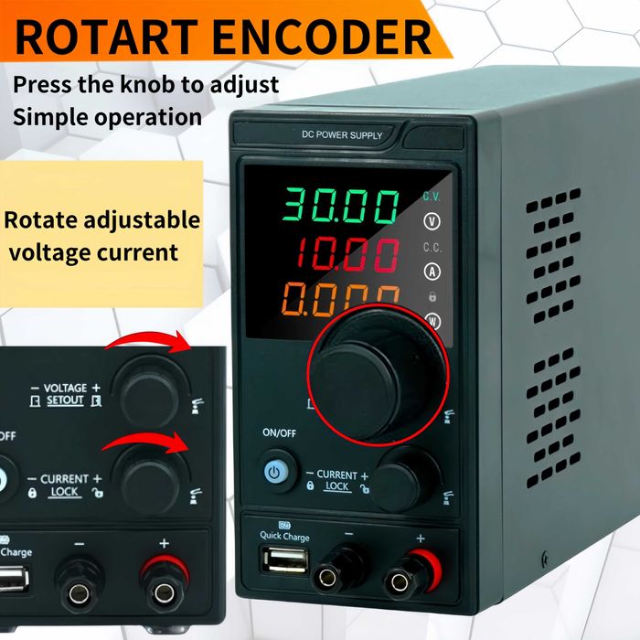 Лабораторный блок питания 30V 10A MY-K3010MF