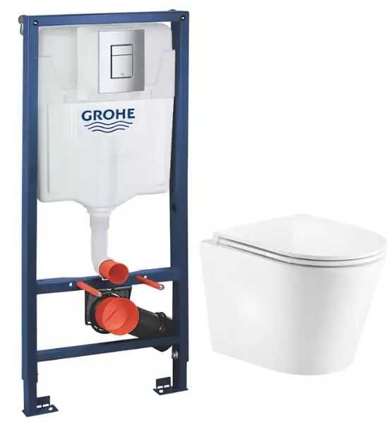 Grohe Rapid SL комплект 4-в-1+Skate Cosmopolitan 38772001+унітаз KP