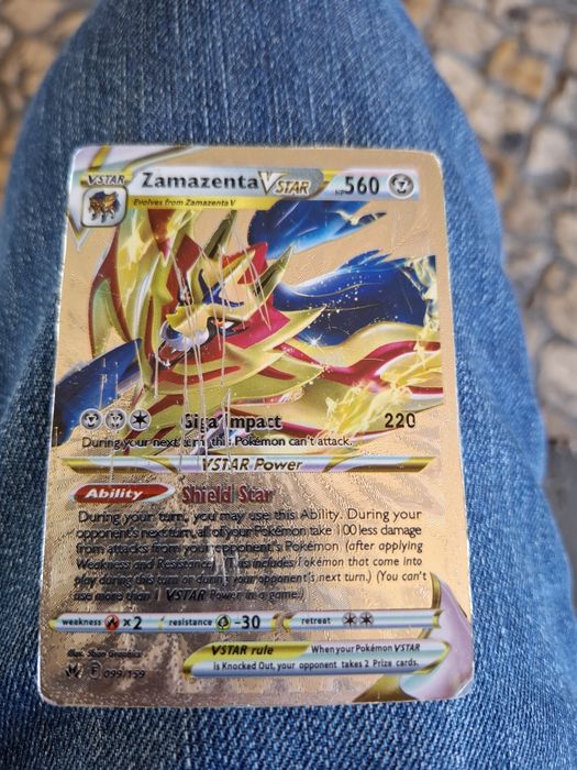 Carta pokemon vstar zamazenta560
