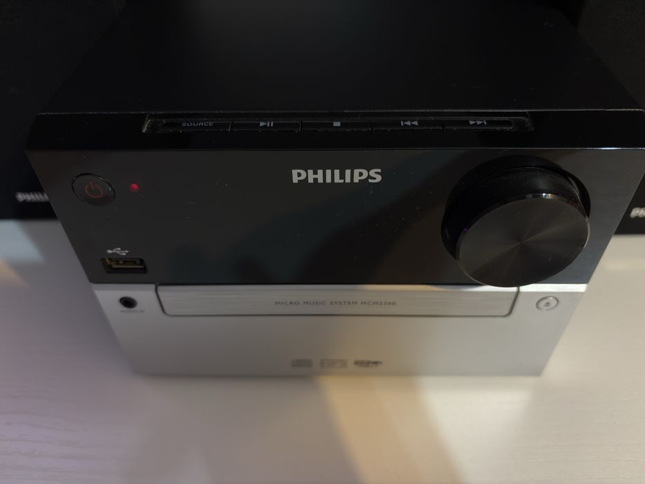 Wieża philips czarna