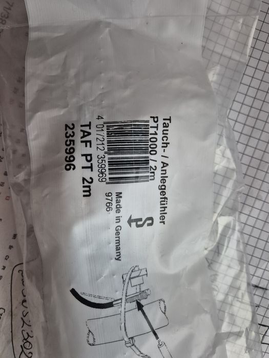 Czujnik temperatury TAF PT  PT1000 Stiebel Eltron