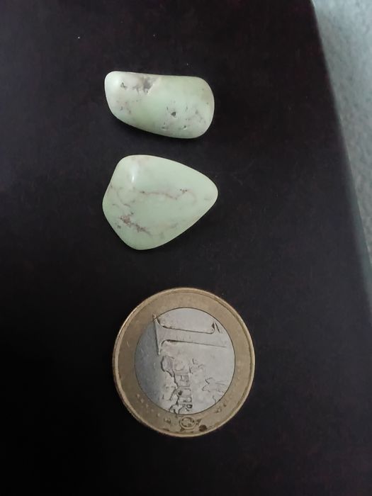 Par de pedras Crisoprasio