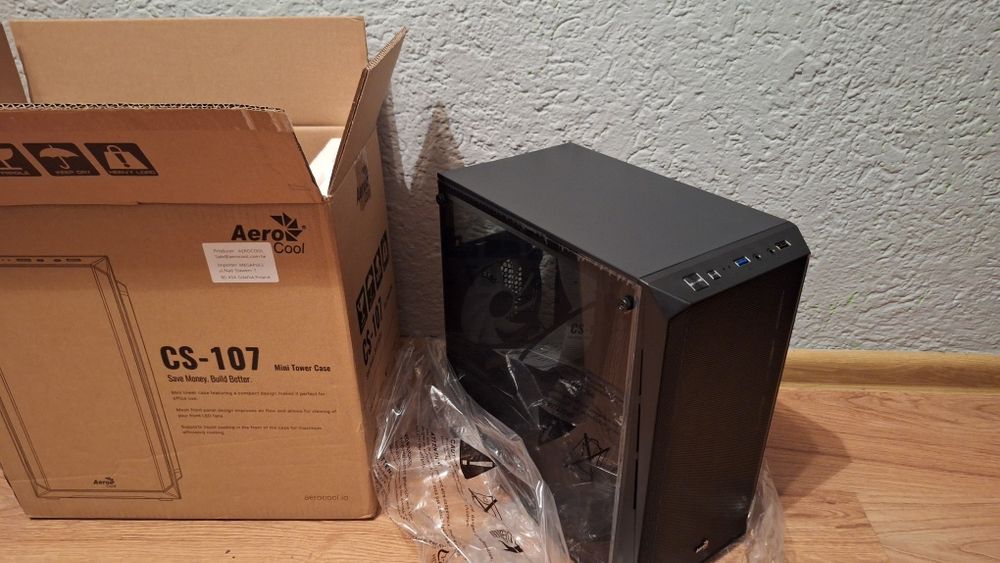 PC i3 10100 UHD 4/8x4.30GHz+16GB+512GB SSD Win11/N Klaw,mysz Led+DVD