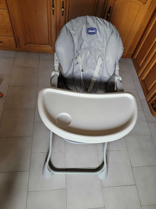 Cadeira Pocket Meal, Chicco, Cinza