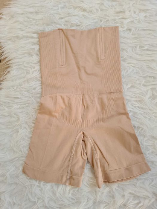 XA82 majtki wyszczuplające modelujące beżowe z wysokim stanem XS/S