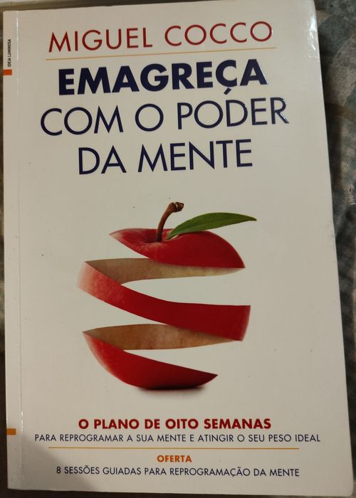 Livro "Emagreça com o Poder da Mente" - Miguel Cocco (Como Novo)