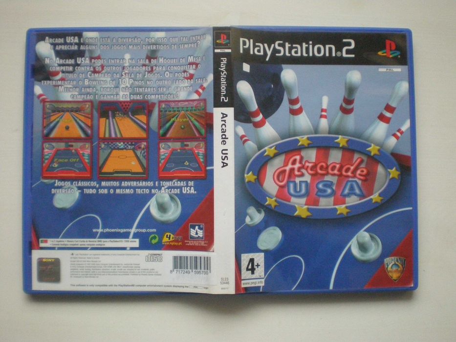 5 jogos PS2 - Seven Samurai Warriors Space Chimps 1945 Arcade USA