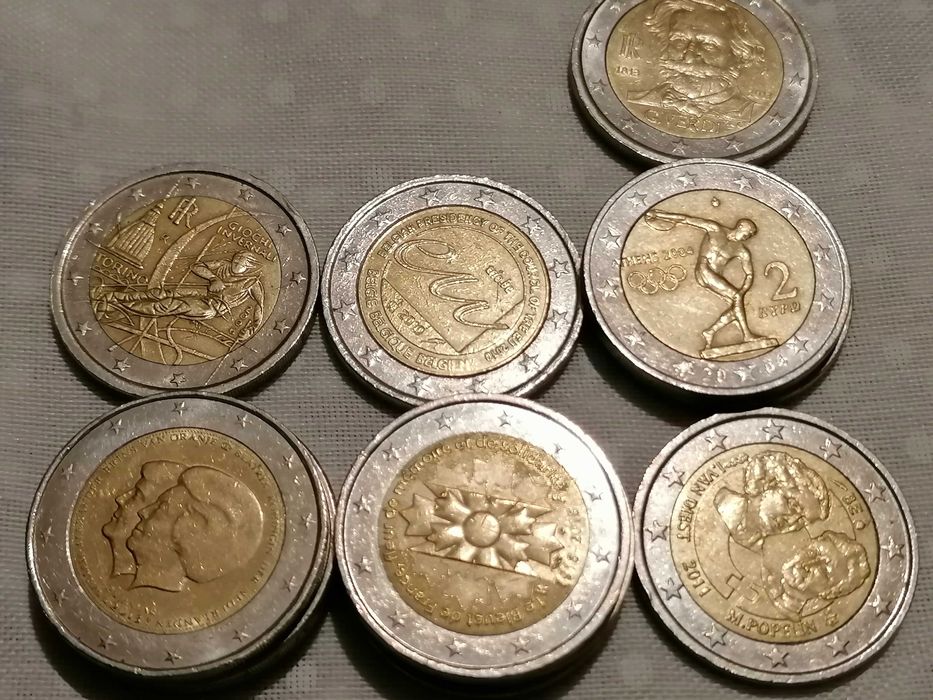 Vendo coleção de 65 moedas comemorativas de 2€