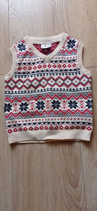 Kamizelka 86 so cute Pepco bezrękawnik świąteczna święta
Założony raz