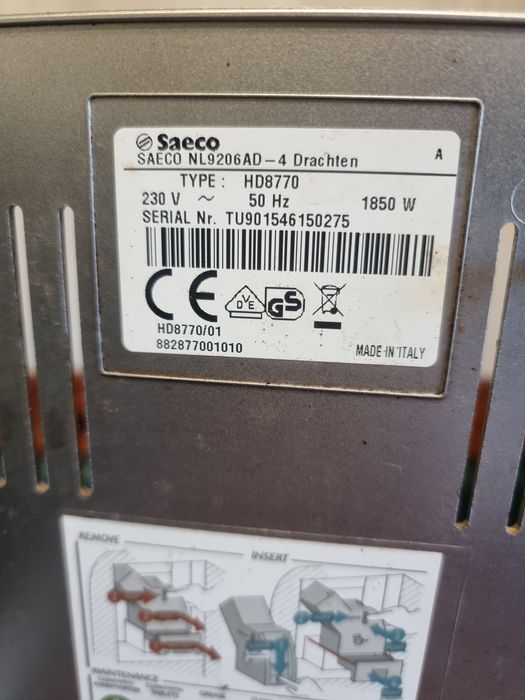 Кавомашина Saeco Intelia Evo Bella HD8770