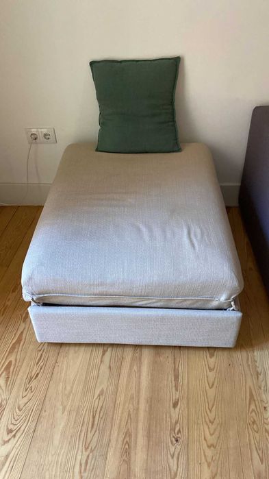 Cama extra dobrável com colchão