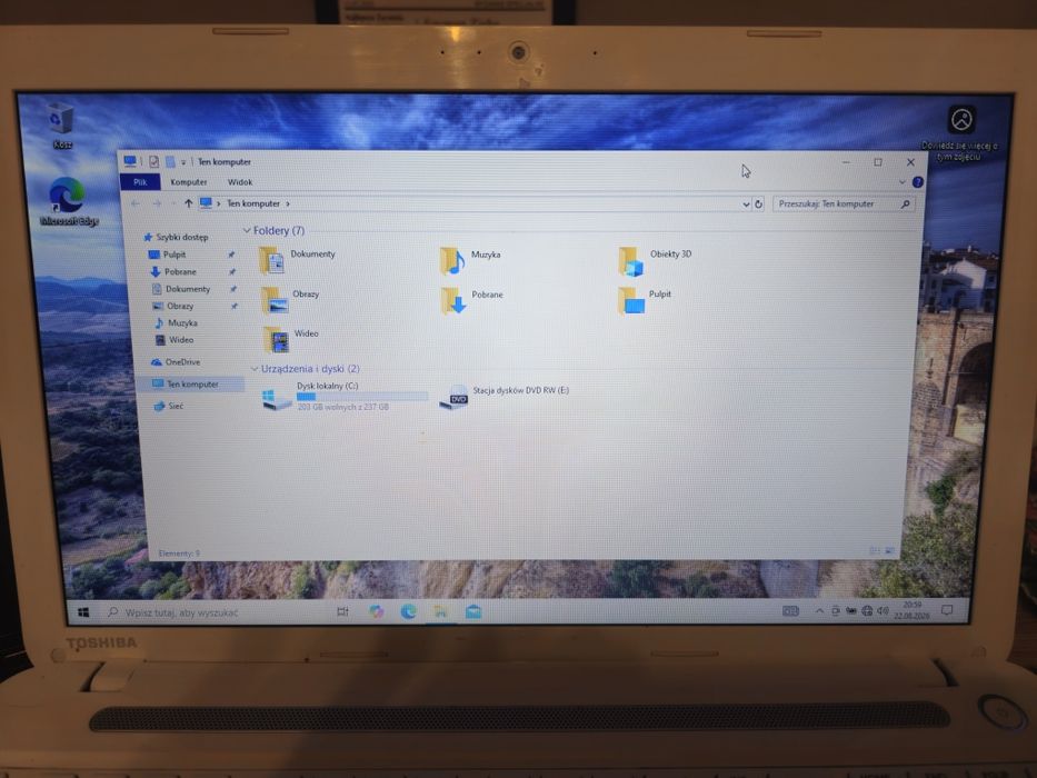 Laptop toshiba satelitte c55