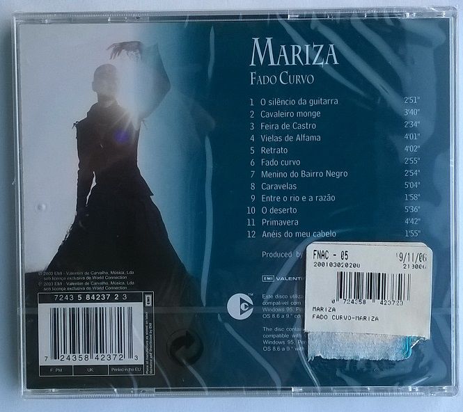 CD Mariza - Fado Curvo - Novo