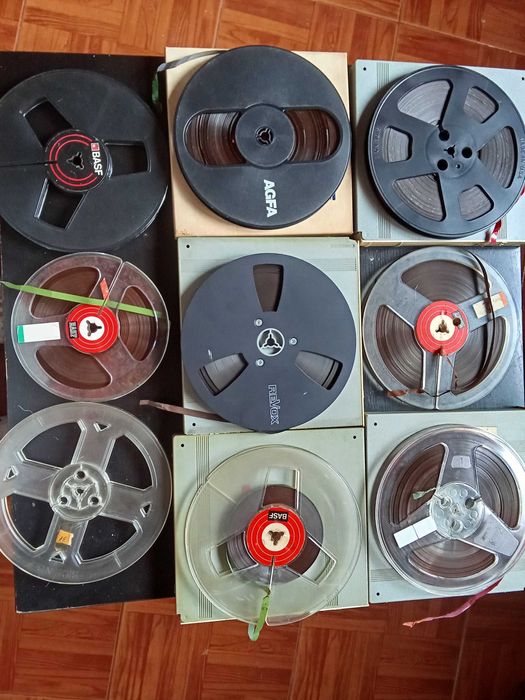 Bandas Fitas bobinas para leitor gravador