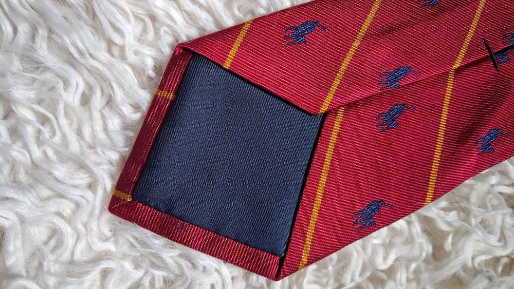 Krawat jedwab Ralph Lauren