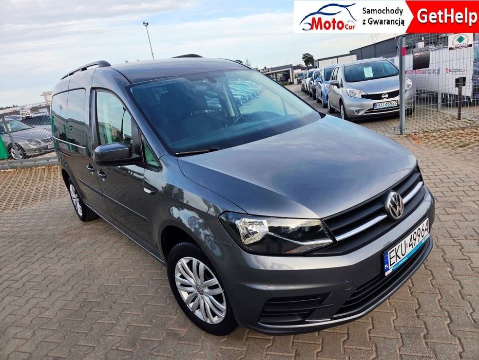 Volkswagen Caddy 2.0 TDI MAXI* 184tys.km-Serwis* Navi* Kamera* Climatronic*Stan wzorowy
