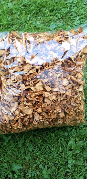 Білі сухі і мариновані грибочки ,лисичка суха маринована