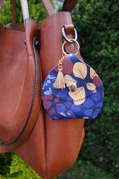 Brelok zawieszka torebeczka na klucze ozdoba