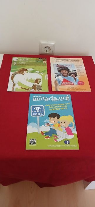 Três revistas Audácia de 2014 e 2017