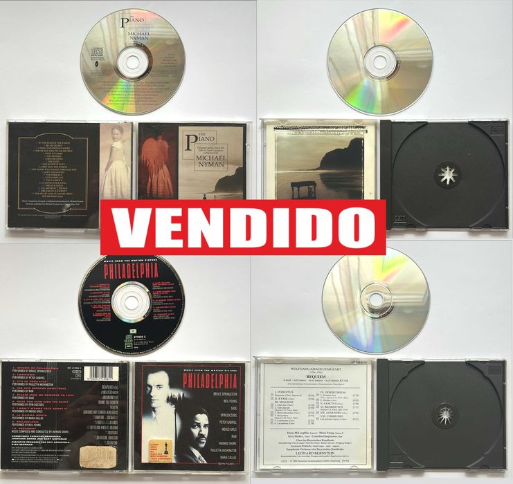 Coleção CDs Bandas Sonoras de Filmes (conjunto 1)