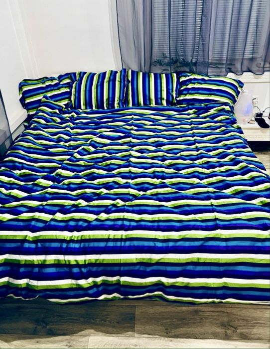 Новое в коробке сатин  Постельное Турция двуспальное евро LE VELE