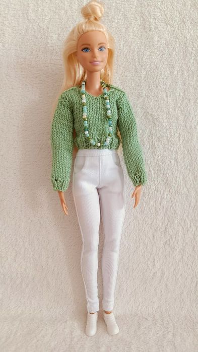 Sweter dla Barbie, ubranko dla Barbie, made to move