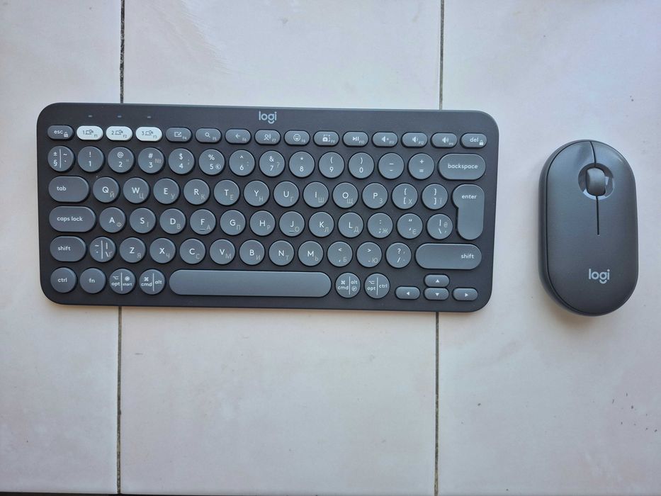 Бездротовий комплект Logitech Pebble 2 (Клавіатура K380s + Миша M350s)